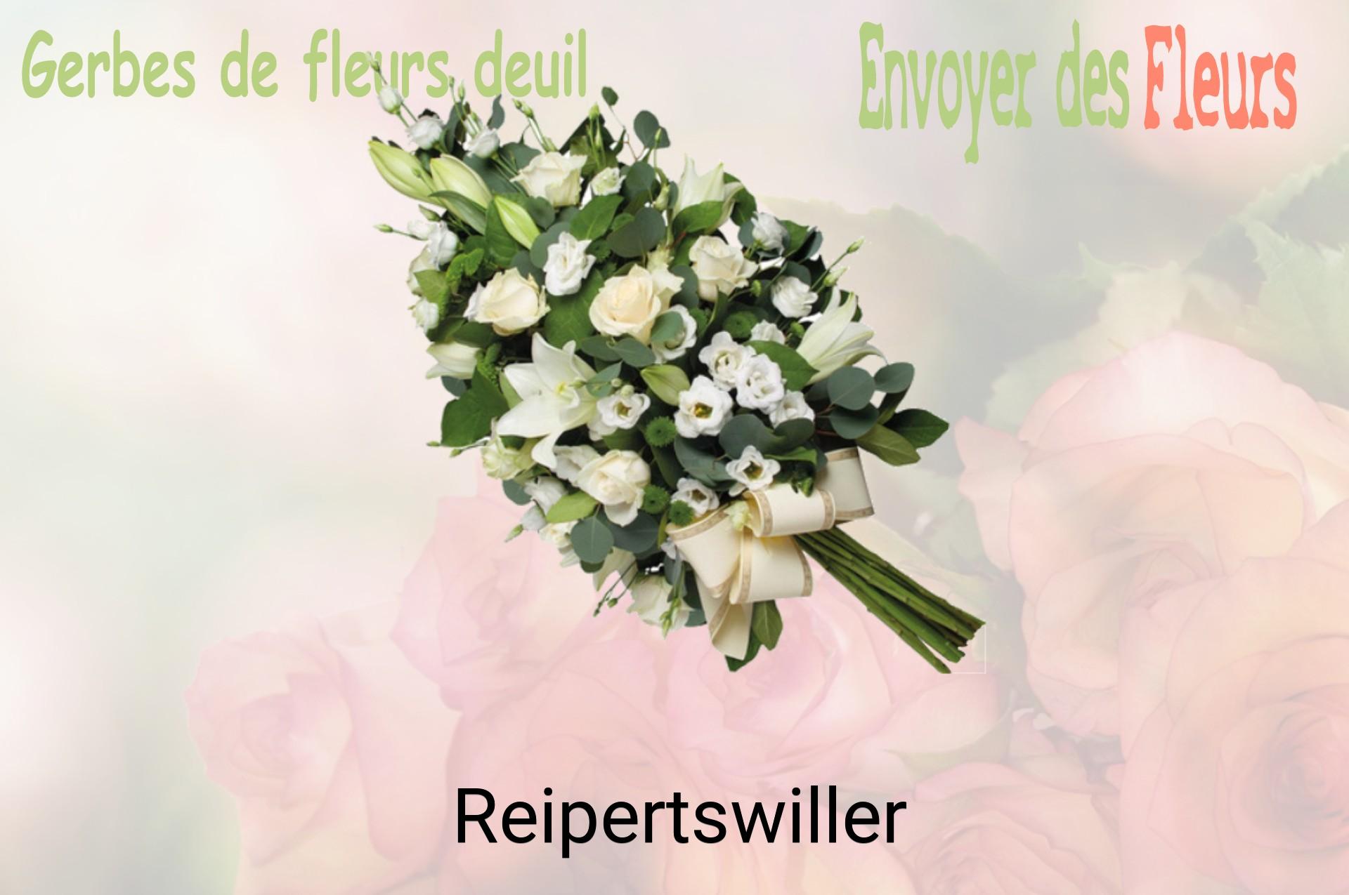 Gerbe de fleurs de deuil livrée à Reipertswiller